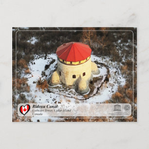 Cartão Postal UNESCO - Canal de Rideau - Torre Catarina, Cedar I