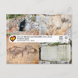 Cartão Postal UNESCO - Caverna de Santimamiñe / Cueva de Santima