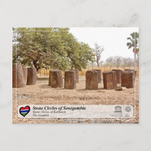Cartão Postal Unesco - Círculos Pedrosos do Senegal - Kerbatch
