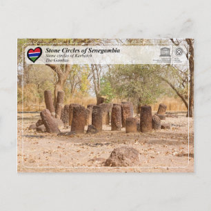 Cartão Postal Unesco - Círculos Pedrosos do Senegal - Kerbatch