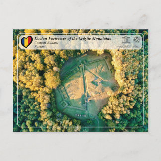 Cartão Postal UNESCO - Fortalezas Dacianas - Costesti -Blidaru