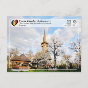 Cartão Postal UNESCO - Igreja de Santa Paraskeva em Desesti