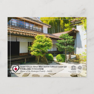 Cartão Postal UNESCO - Iwami - Casa da Família Kumagai