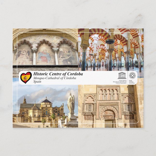 Cartão Postal UNESCO - Mezquita-catedral de Córdoba (Frente)