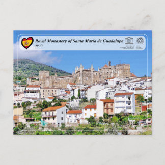 Cartão Postal UNESCO - Mosteiro Real de St María de Guadalupe