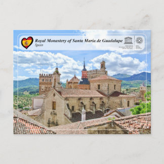 Cartão Postal UNESCO - Mosteiro Real de St María de Guadalupe