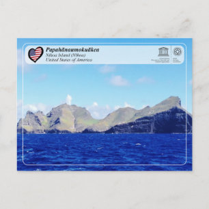 Cartão Postal UNESCO - Papahānaumokuākea - Cartão-postal da i
