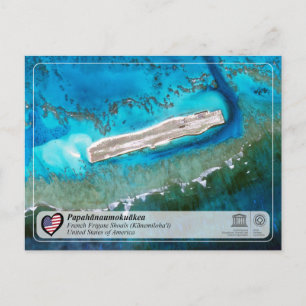 Cartão Postal UNESCO - Papahānaumokuākea - French Frigate Shoals