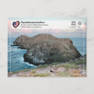 Cartão Postal UNESCO - Papahānaumokuākea - Ilha Necker