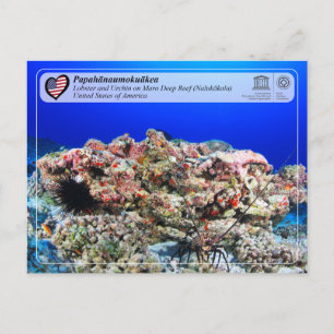 Cartão Postal UNESCO - Papahānaumokuākea - Recife Maro