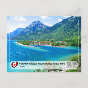 Cartão Postal UNESCO - Parque Internacional da Paz Waterton-Glac