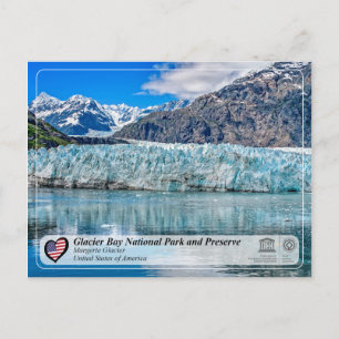 Cartão Postal UNESCO - Parque Nacional Glacier Bay - Geleira Mar