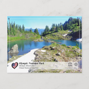 Cartão Postal UNESCO - Parque Nacional Olímpico - Montanhas Olím