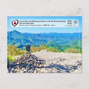 Cartão Postal UNESCO - Rotas de Peregrinação - Kumano Kodō