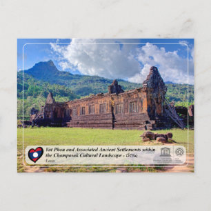 Cartão Postal UNESCO - Vat Phou e Paisagem Cultural Champasak