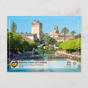 Cartão Postal UNESCO WHS - Alcázar de los Reyes Cristianos