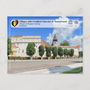 Cartão Postal Unesco WHS - Aldeia do Cartão-Postal Prejmer-Tartl