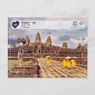 Cartão Postal Unesco WHS - Angkor - Angkor Wat