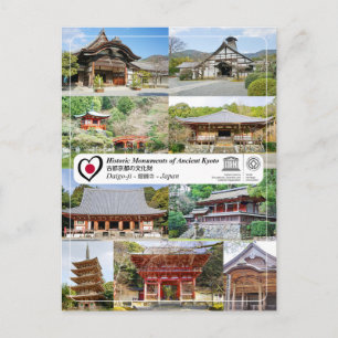 Cartão Postal UNESCO WHS - Antiga Kyoto - Daigo-ji - 醍醐寺