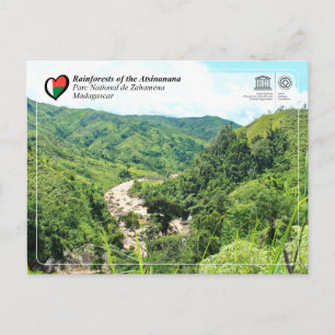 Cartão Postal UNESCO WHS - Atsinanana - Parque Nacional do Zaham