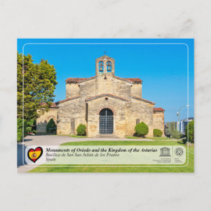 Cartão Postal UNESCO WHS - Basílic a de San Julián de los Prados