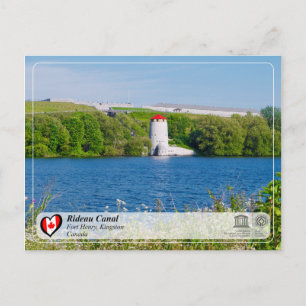 Cartão Postal UNESCO WHS - Canal de Rideau - Fort Henry, Kingsto