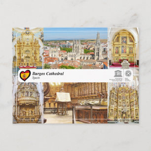 Cartão Postal UNESCO WHS, Catedral de Burgos/Catedral de Burgos