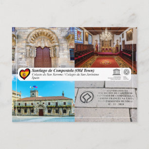 Cartão Postal UNESCO WHS - Colégio de São Jerónimo
