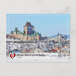 Cartão Postal UNESCO WHS - Distrito histórico do Velho Québec