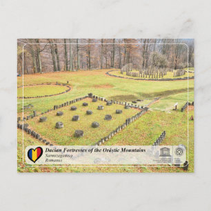 Cartão Postal Unesco WHS - Fortalezas Dacianas - Sarmizegetusa