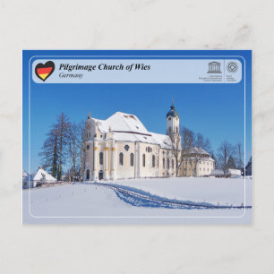 Cartão Postal UNESCO WHS - Igreja de Peregrinação dos Vivos