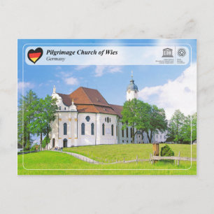 Cartão Postal UNESCO WHS - Igreja de Peregrinação dos Vivos