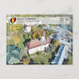 Cartão Postal UNESCO WHS - Igrejas da Moldávia - Suceava