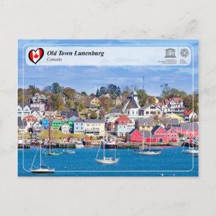 Cartão Postal UNESCO WHS - Lunenburg Cidade Antiga