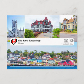 Cartão Postal UNESCO WHS - Lunenburg Cidade Antiga