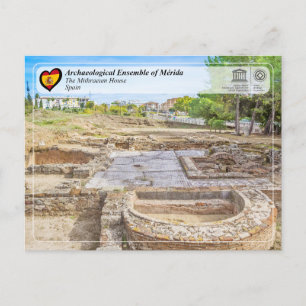 Cartão Postal UNESCO - WHS - Mérida - A Casa Mitreo