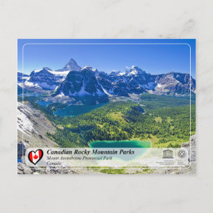 Cartão Postal UNESCO WHS - Monte Assiniboine Provincial Park