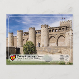 Cartão Postal UNESCO WHS - Palácio da Aljaferia