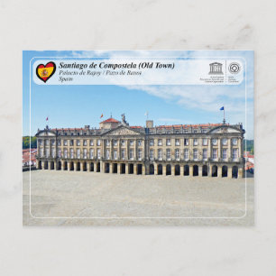 Cartão Postal UNESCO WHS - Palacio de Rajoy/Pazo de Raxoi