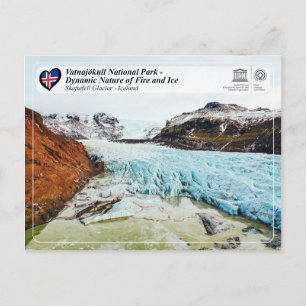 Cartão Postal UNESCO WHS - Parque Nacional de Vatnajökull