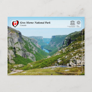Cartão Postal UNESCO WHS - Parque Nacional Gros Morne