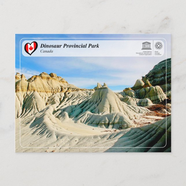 Cartão Postal UNESCO WHS - Parque Provincial do Dinossauro (Frente)