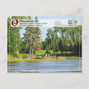 Cartão Postal UNESCO WHS - Pimachiowin Aki