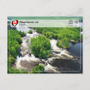Cartão Postal UNESCO WHS - Pimachiowin Aki