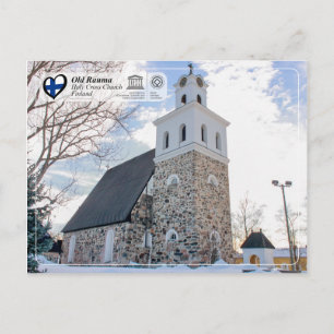 Cartão Postal UNESCO WHS - Rauma Velho - Igreja Santa Cruz