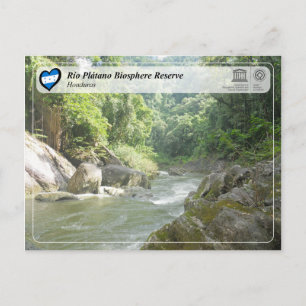Cartão Postal UNESCO WHS - Reserva da Biosfera do Río Plátano