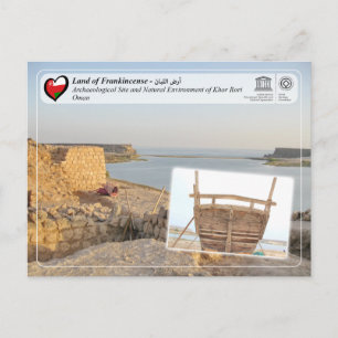 Cartão Postal Unesco WHS - Siteof Khor Rori Arqueológico