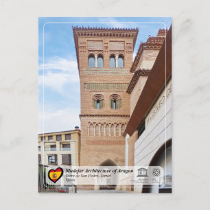 Cartão Postal Unesco WHS - Torre e iglesia de San Pedro