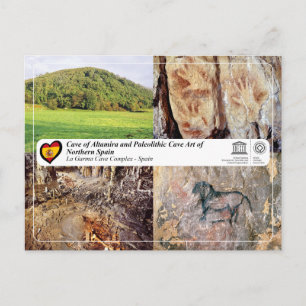 Cartão Postal UNESCO WHT - Complexo da Caverna de La Garma