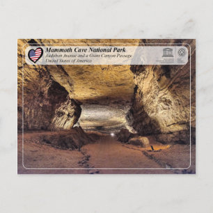 Cartão Postal UNESCO WHT - Parque Nacional da Caverna de Mamute